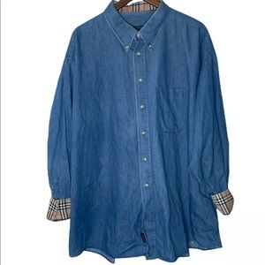 Gently used Burberry shirt 5xl